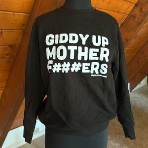 Giddy Up limited terry sweatshirt by Milton Menasco 🐎